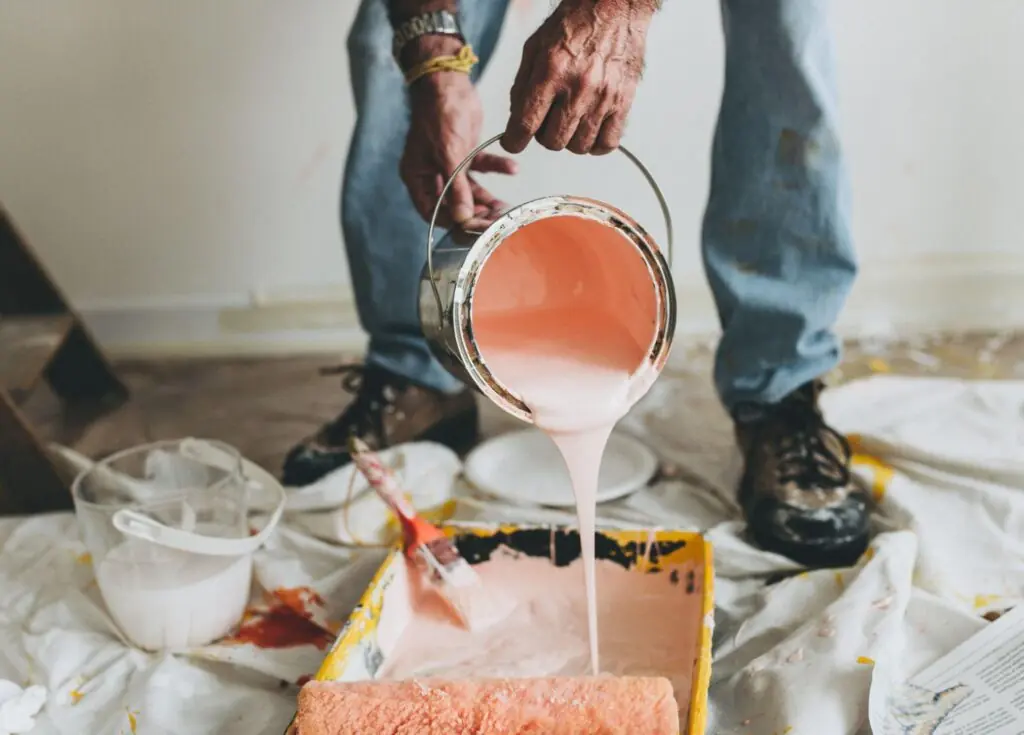 Painting the walls pink